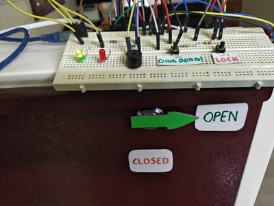 Smart Door with Face Unlock