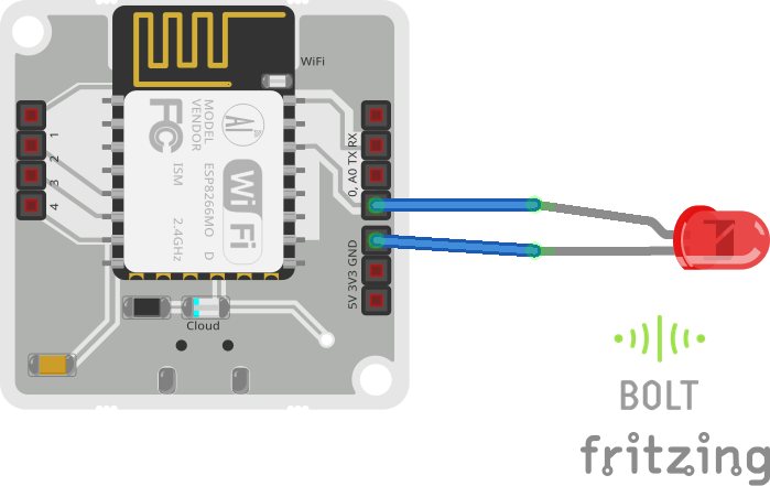 LED Connection Schematic
