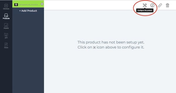 step 3 configure product