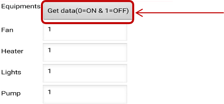 APP BUTTON FOR KNOWING THE APPLIANCES STATE