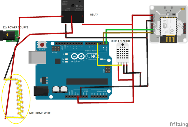 CIRCUIT DIAGRAM FOR HEATER
