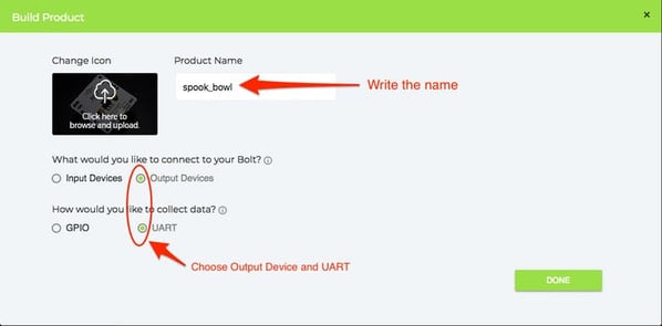 creating product config popup